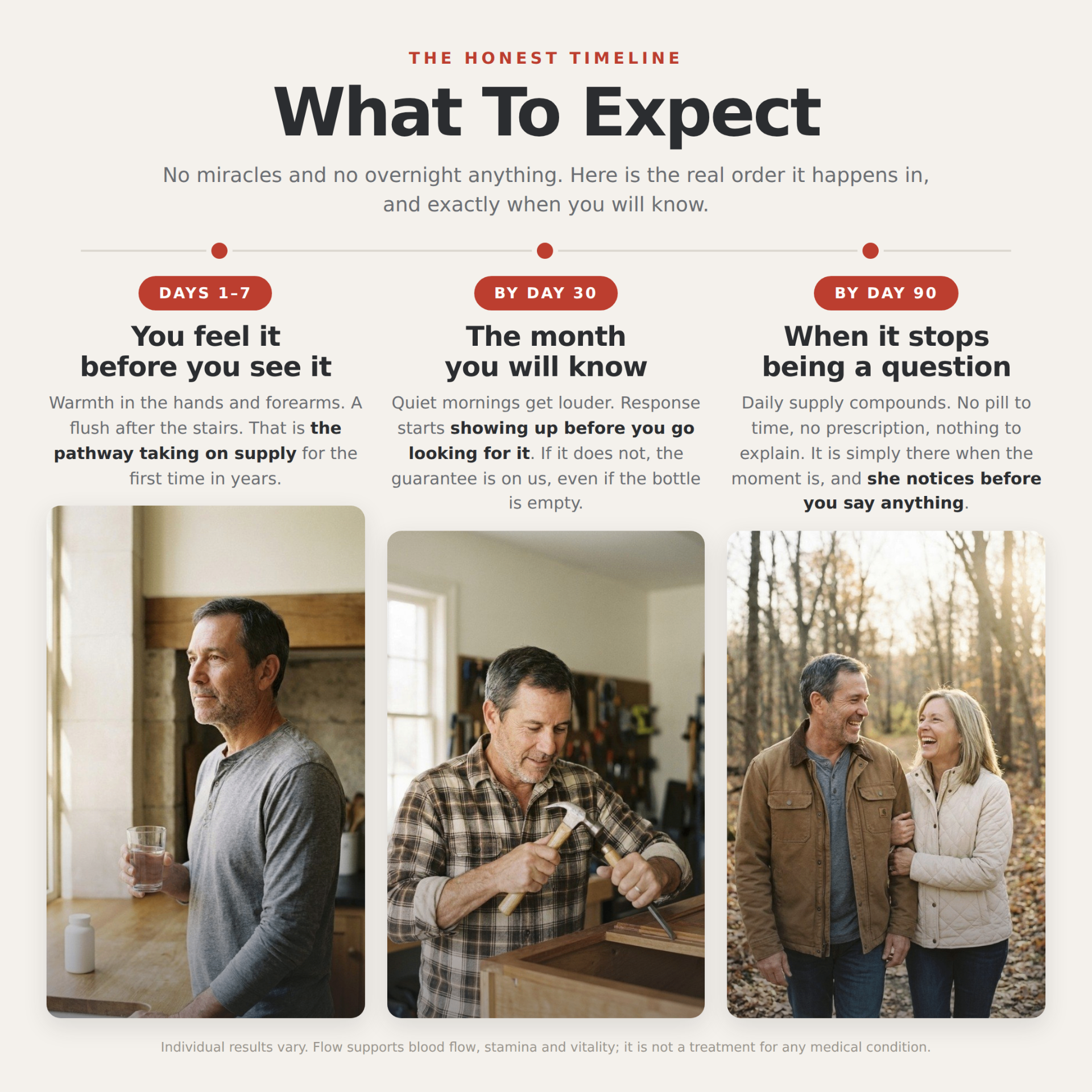 What to expect timeline